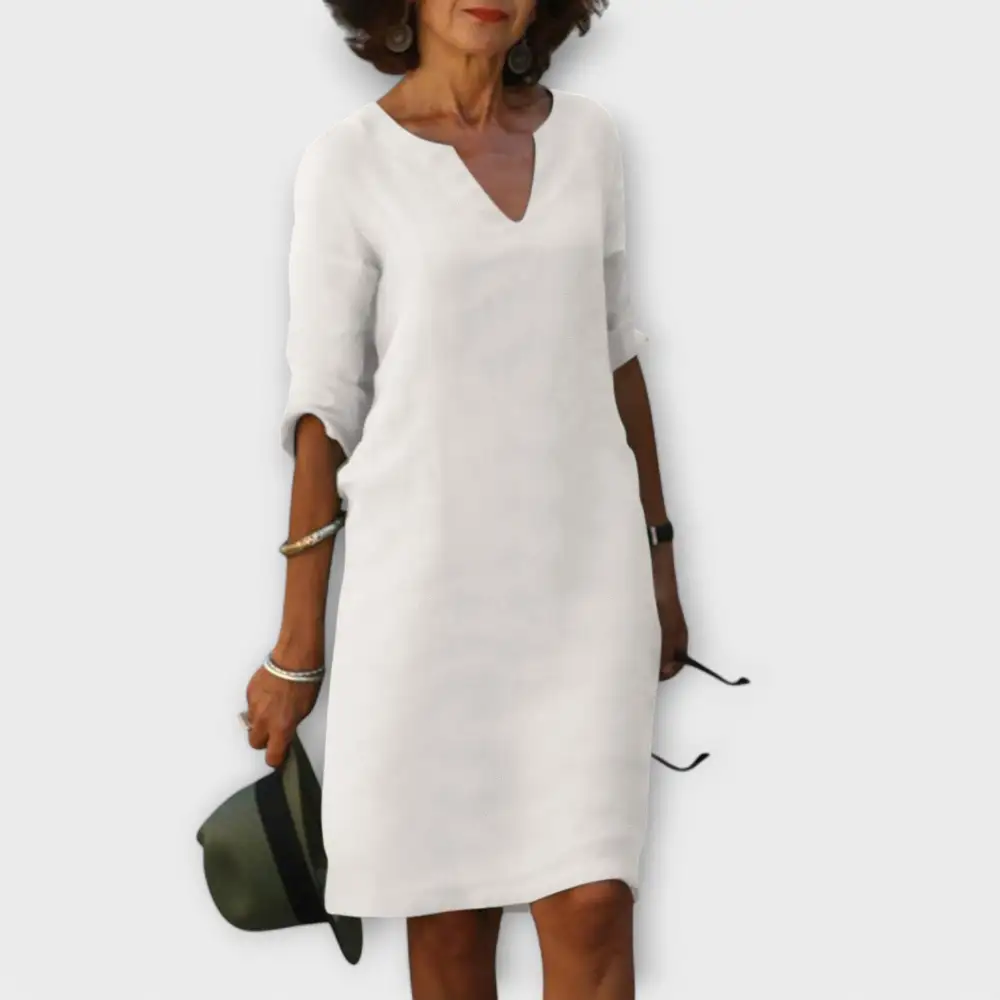V-Neck Everyday Casual Dress