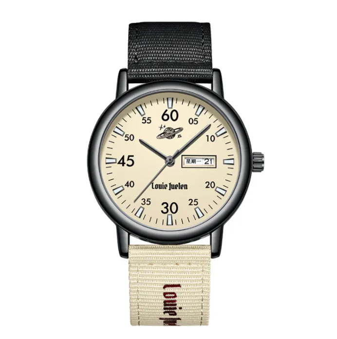 Hot Selling Campus Style Minimalist Retro Unique Quartz Watch, Unisex Wrist Watch for Teenage Students