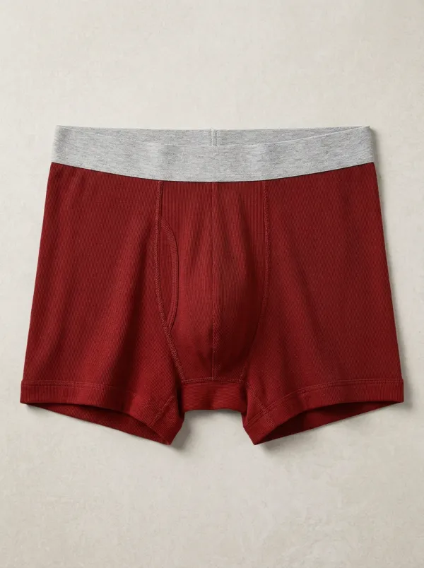 Men's Charcoal Grey Structured Pouch Minimalist Boxer Briefs