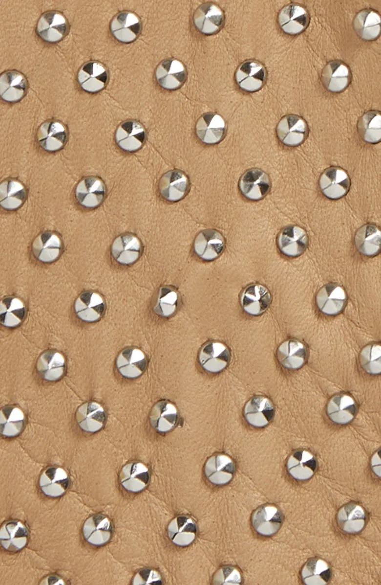 Studded Leather Gloves