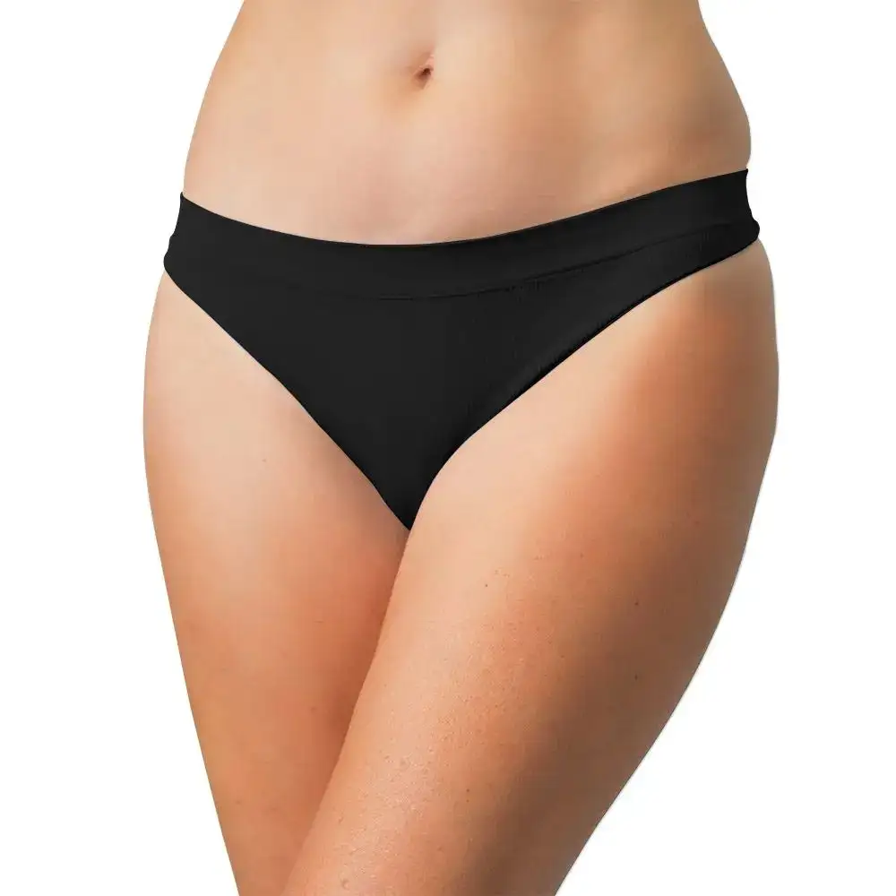 Tag-Free Ribbed Soft Thong Panty