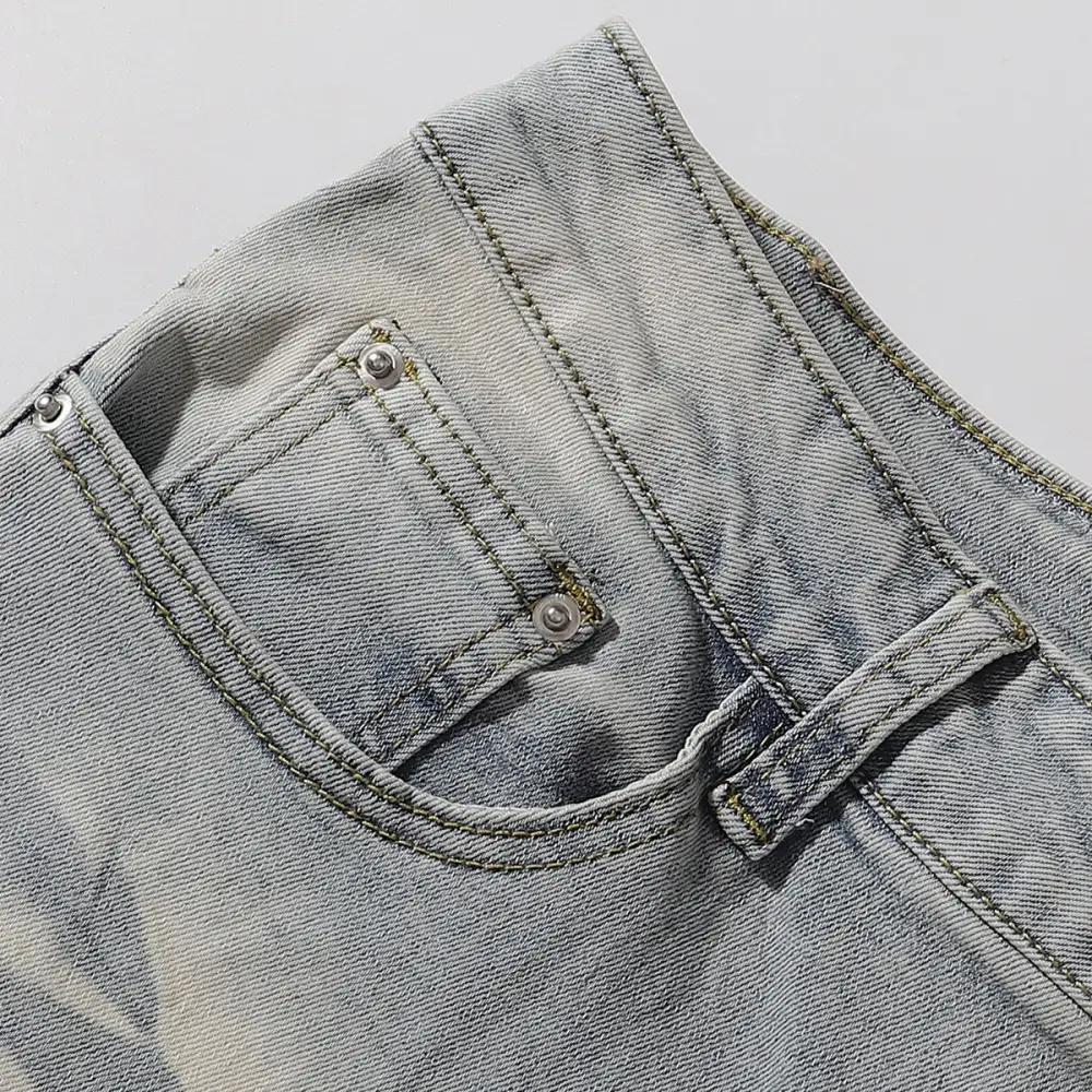 Relaxed Flare Denim Jeans