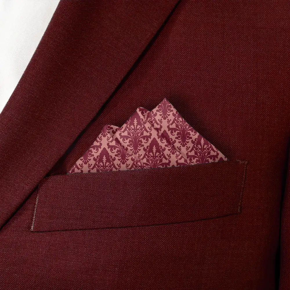 Distinctive Polished Ornate Pocket Square