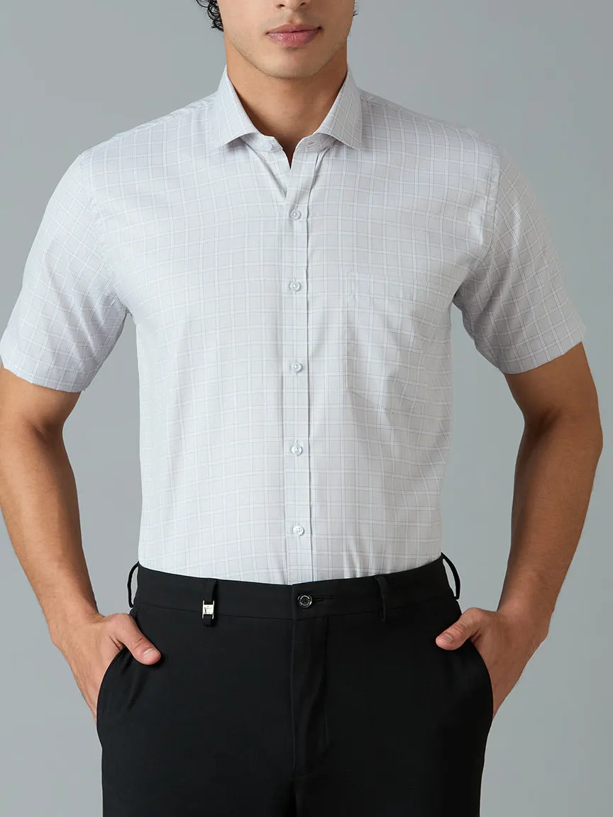 Checked Half Sleeve Classic Men's Formal Shirt