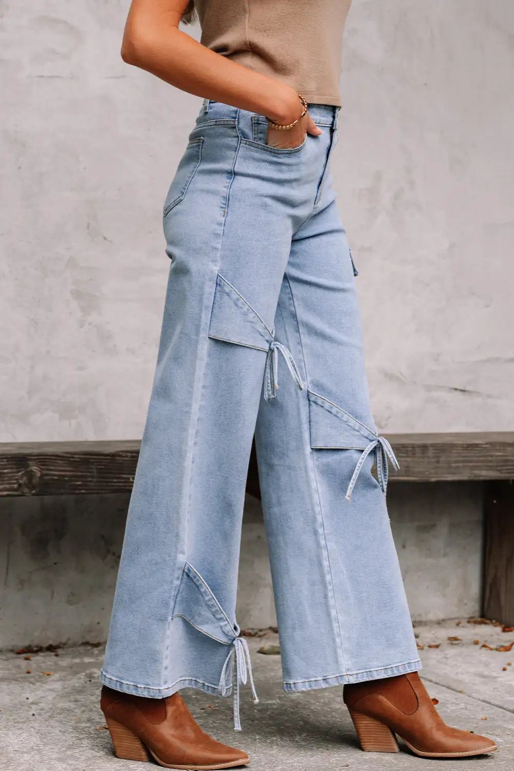 Cargo Denim Jeans