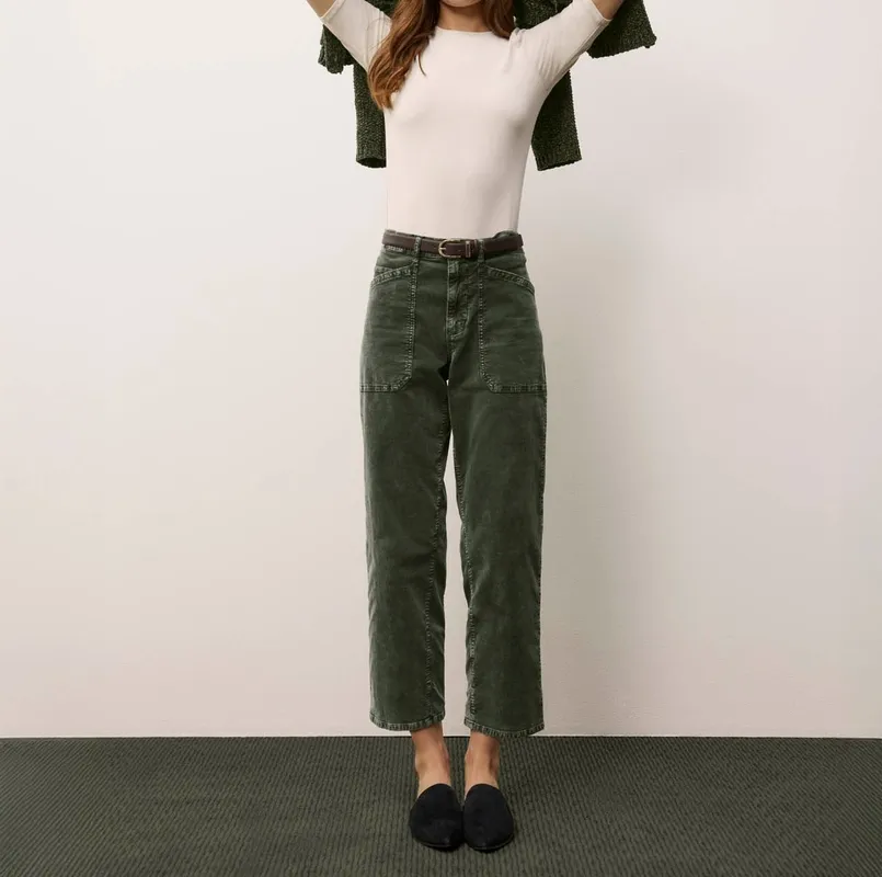 Relaxed Chenille Crop Cardigan