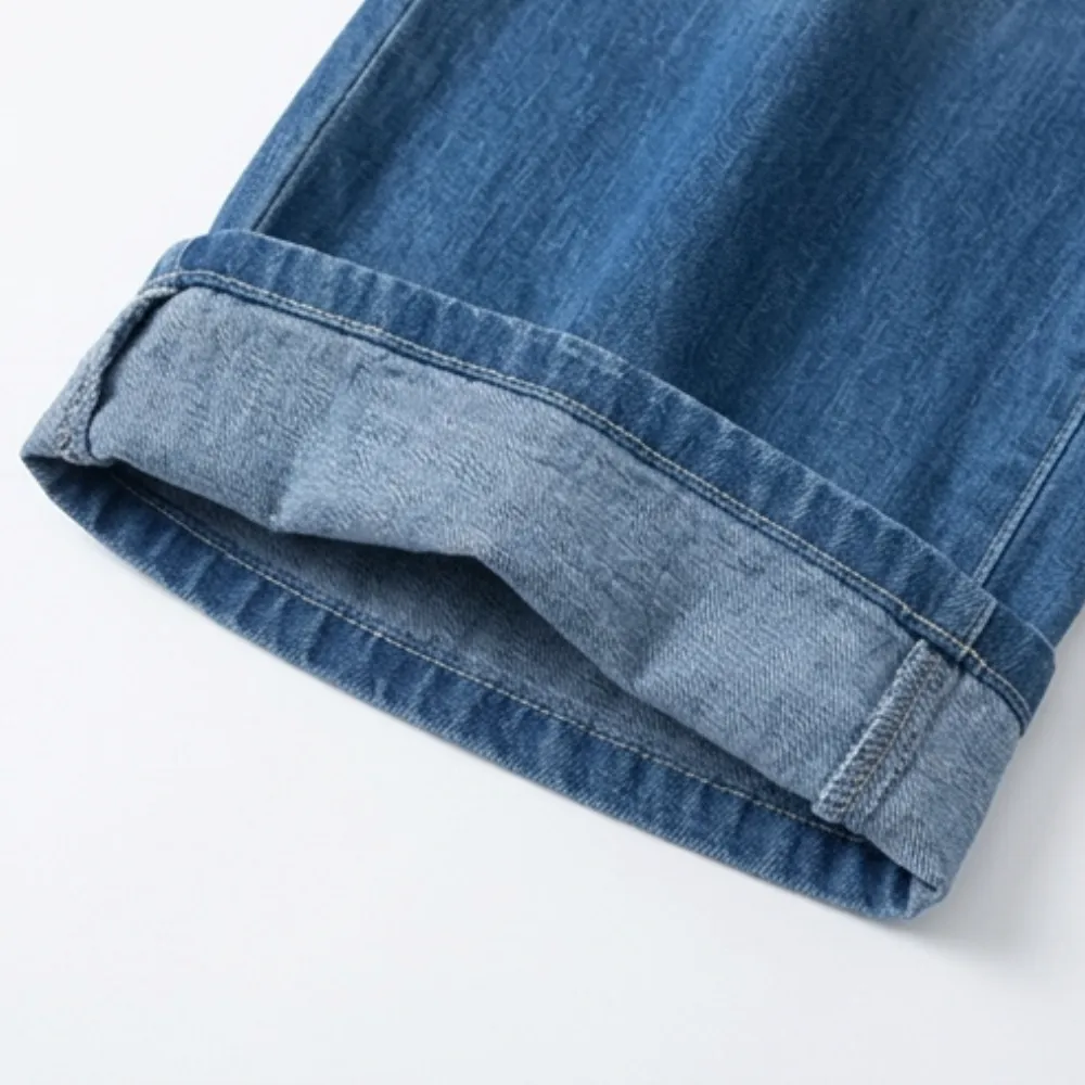 Off Shoulder Denim Jumpsuit