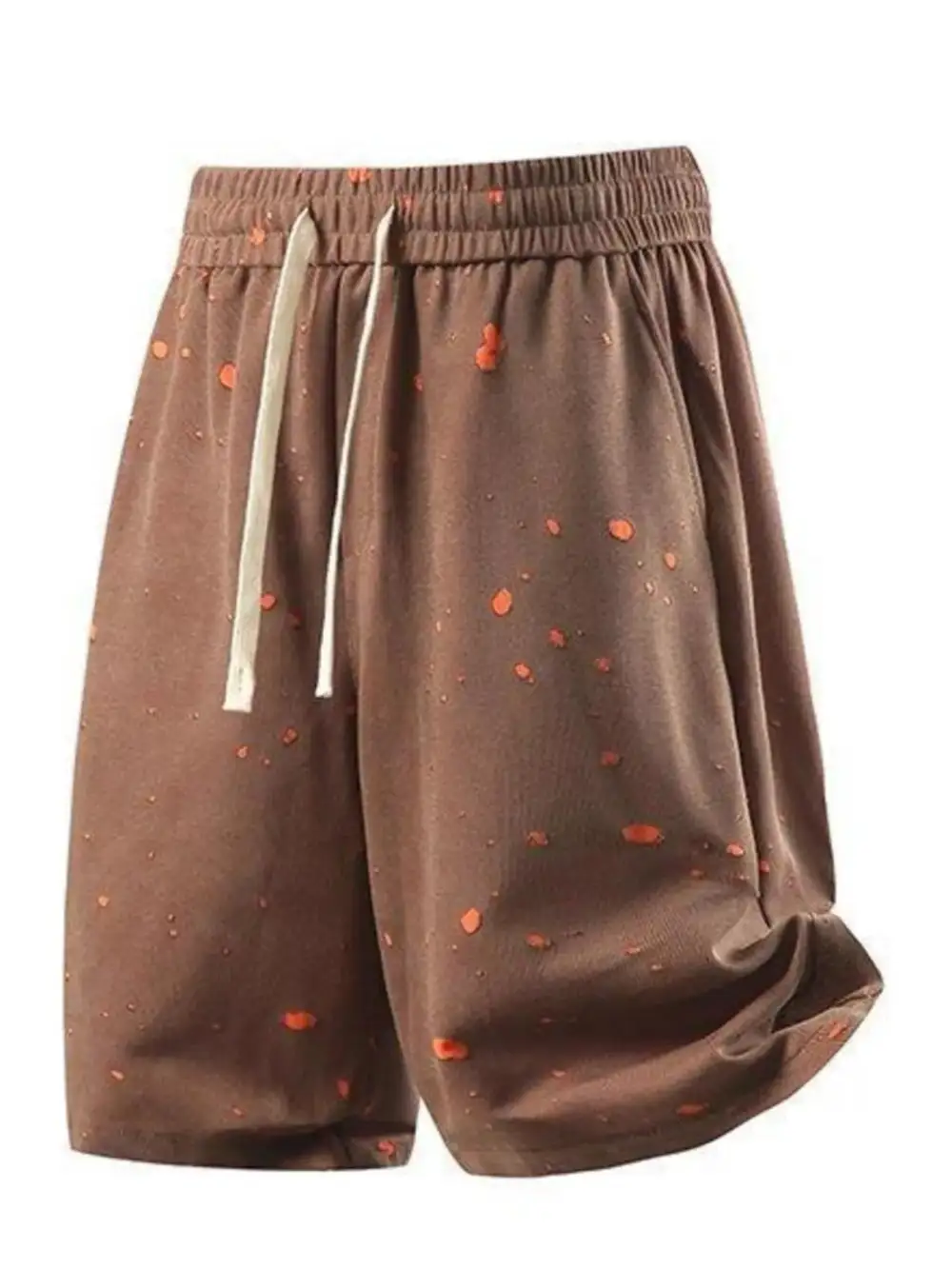 Men’s Plus Size Drawstring Elastic Shorts