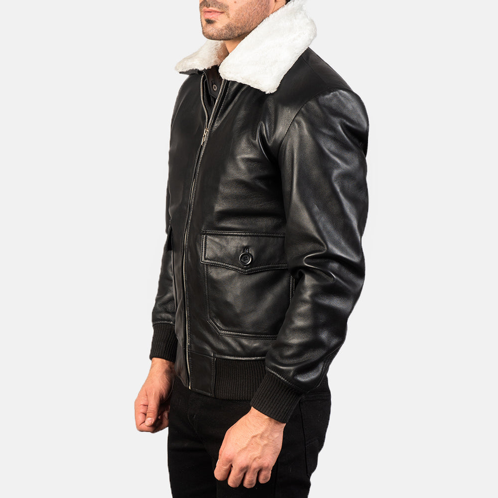 Men's Heritage Bomber Leather Jacket