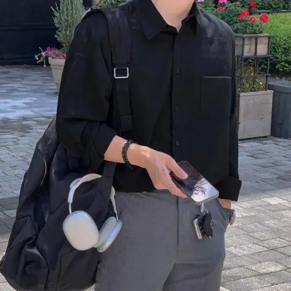 Minimal Front Pocket Shirt