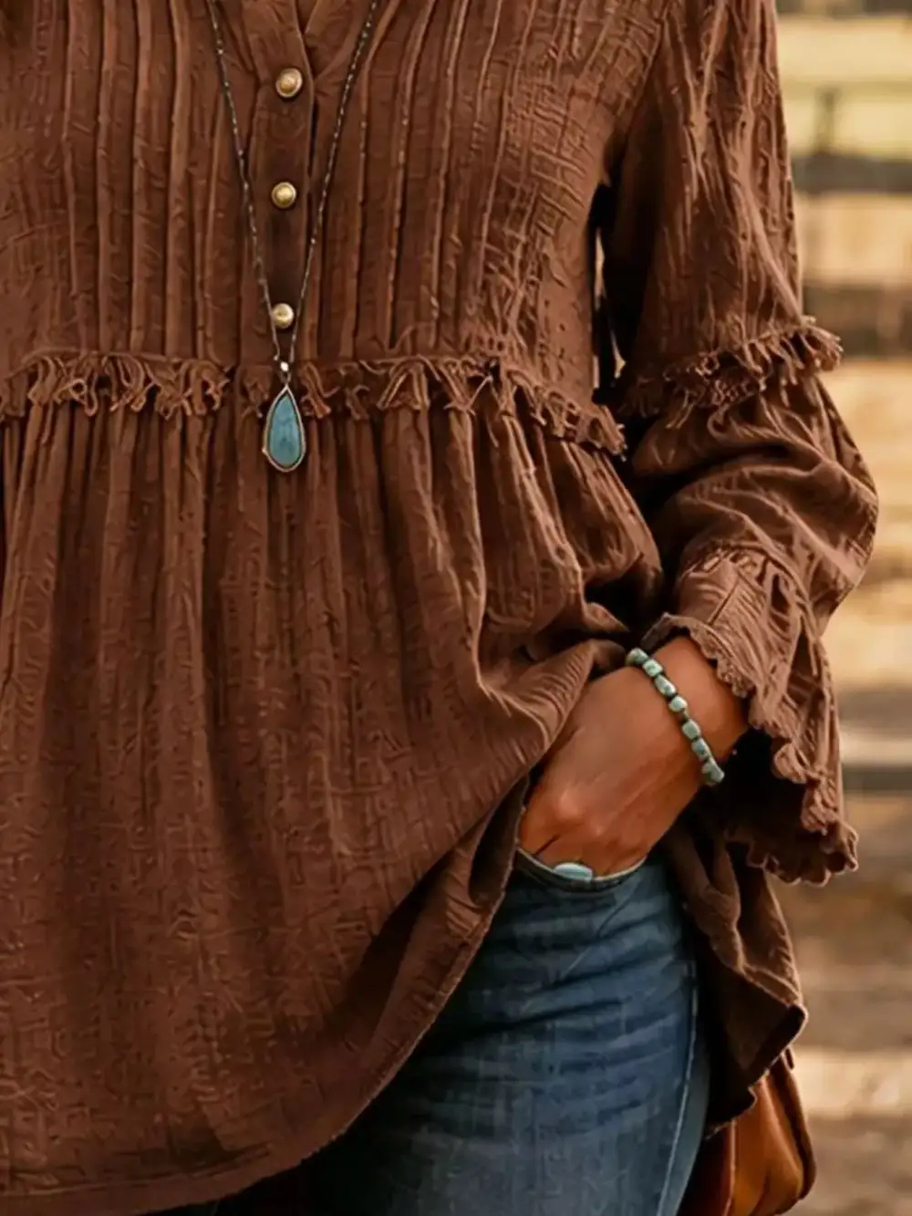 Long Sleeve Everyday Blouse