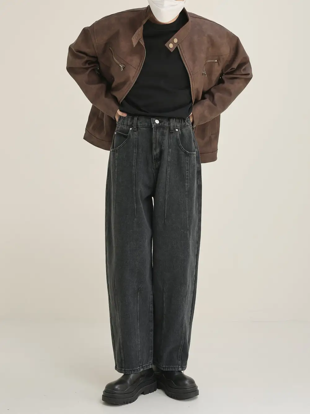 Comfort Fit Washed Jeans