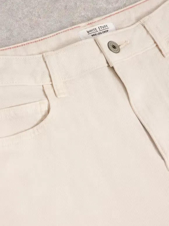 Cropped Wide Leg Jean