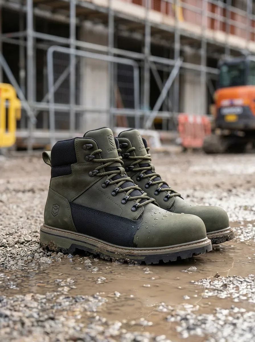 All-Terrain-Look Workwear Men's Waterproof Work Boots