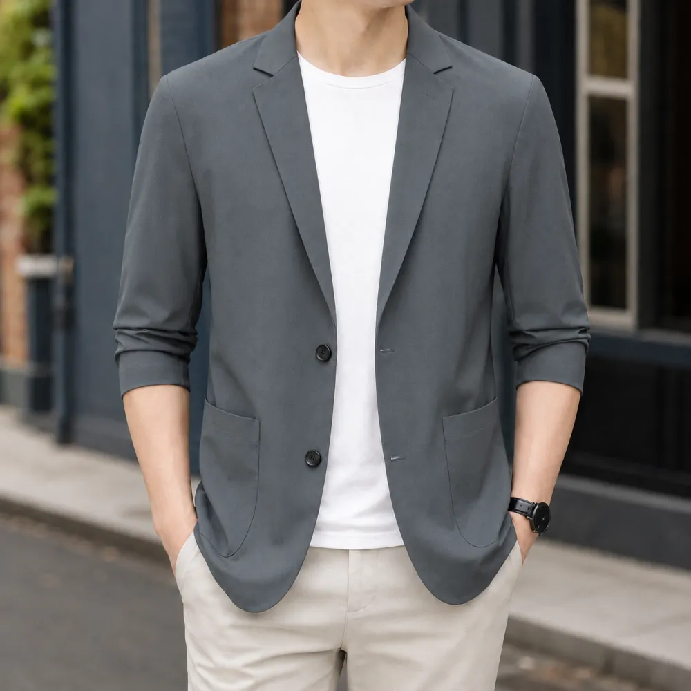 Lightweight Woven Blazer
