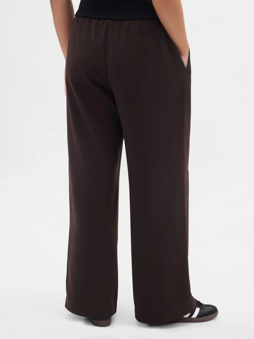 Drawstring Pure Pants