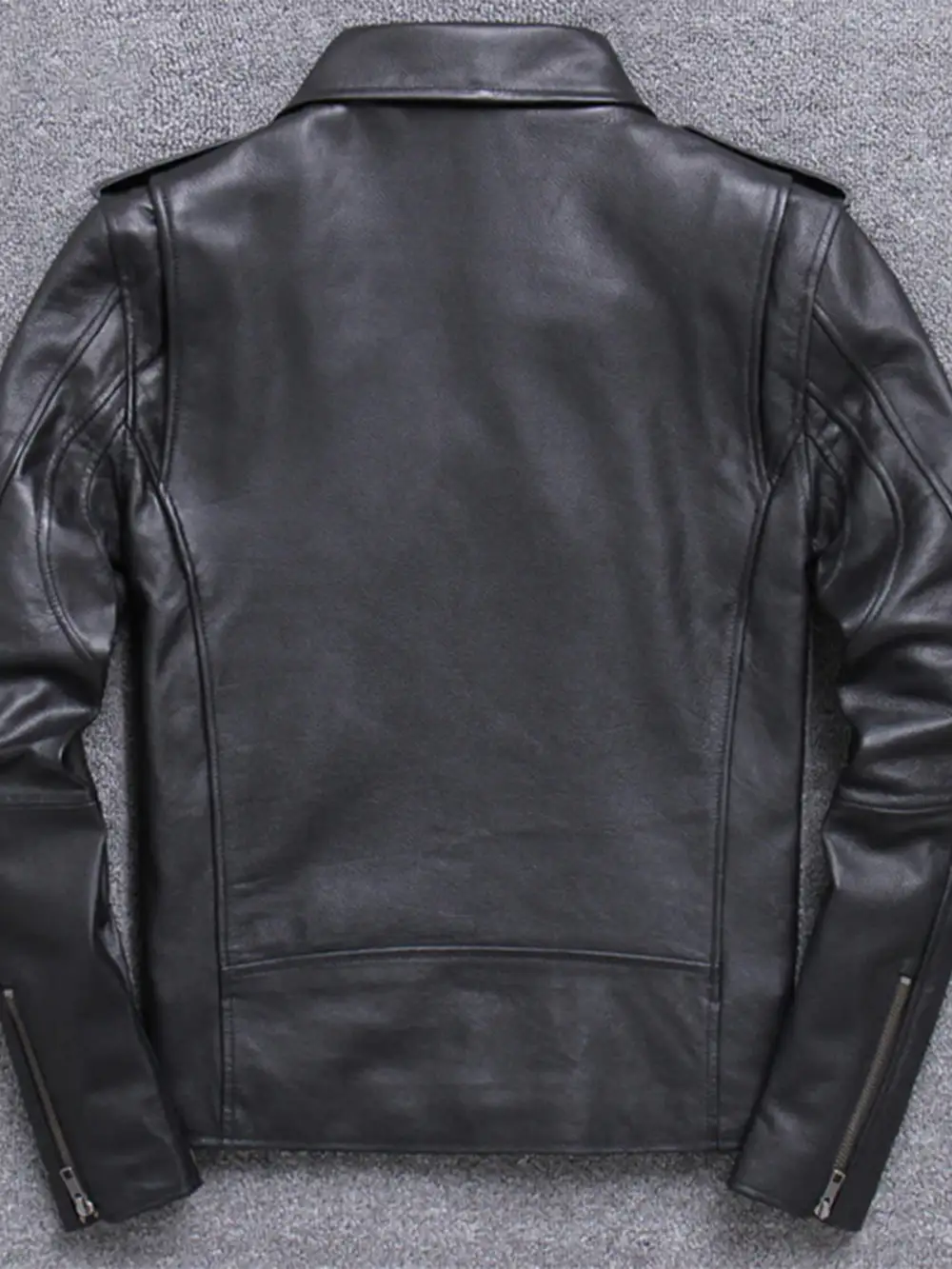 Men's Leather Moto Jacket