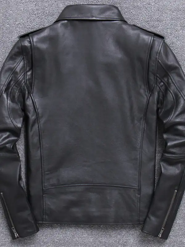 Men's Leather Moto Jacket