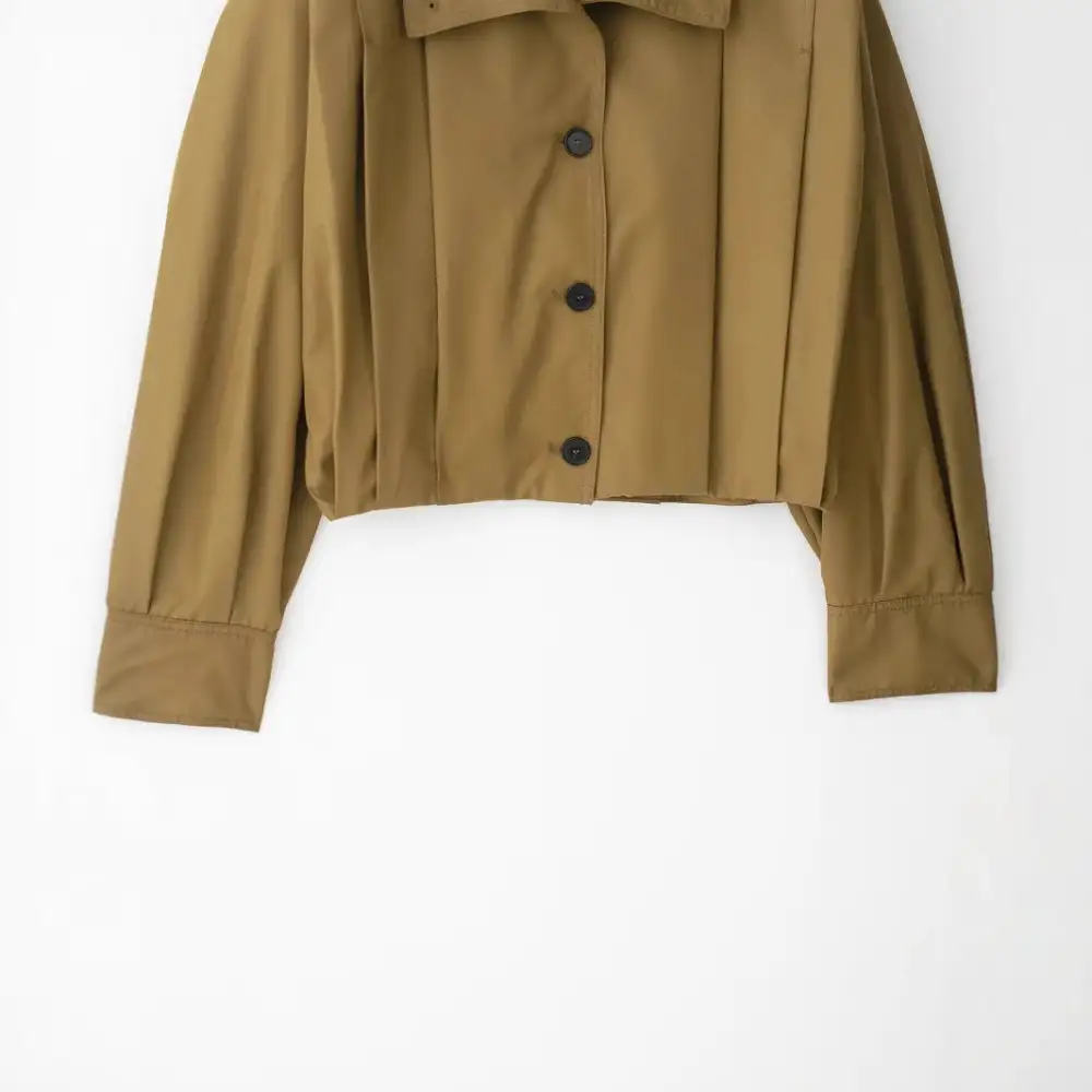 Versatile Cropped Trench Coat