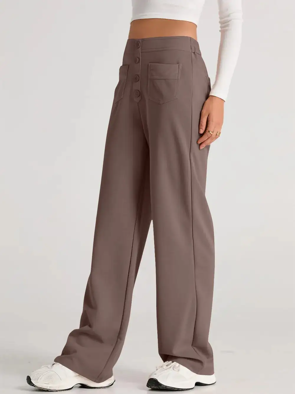 Wide Leg Comfort Fit Pants
