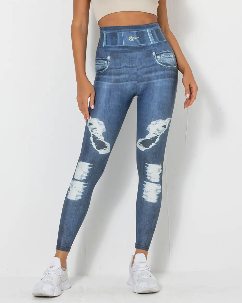 Active Scrunch Denim Leggings