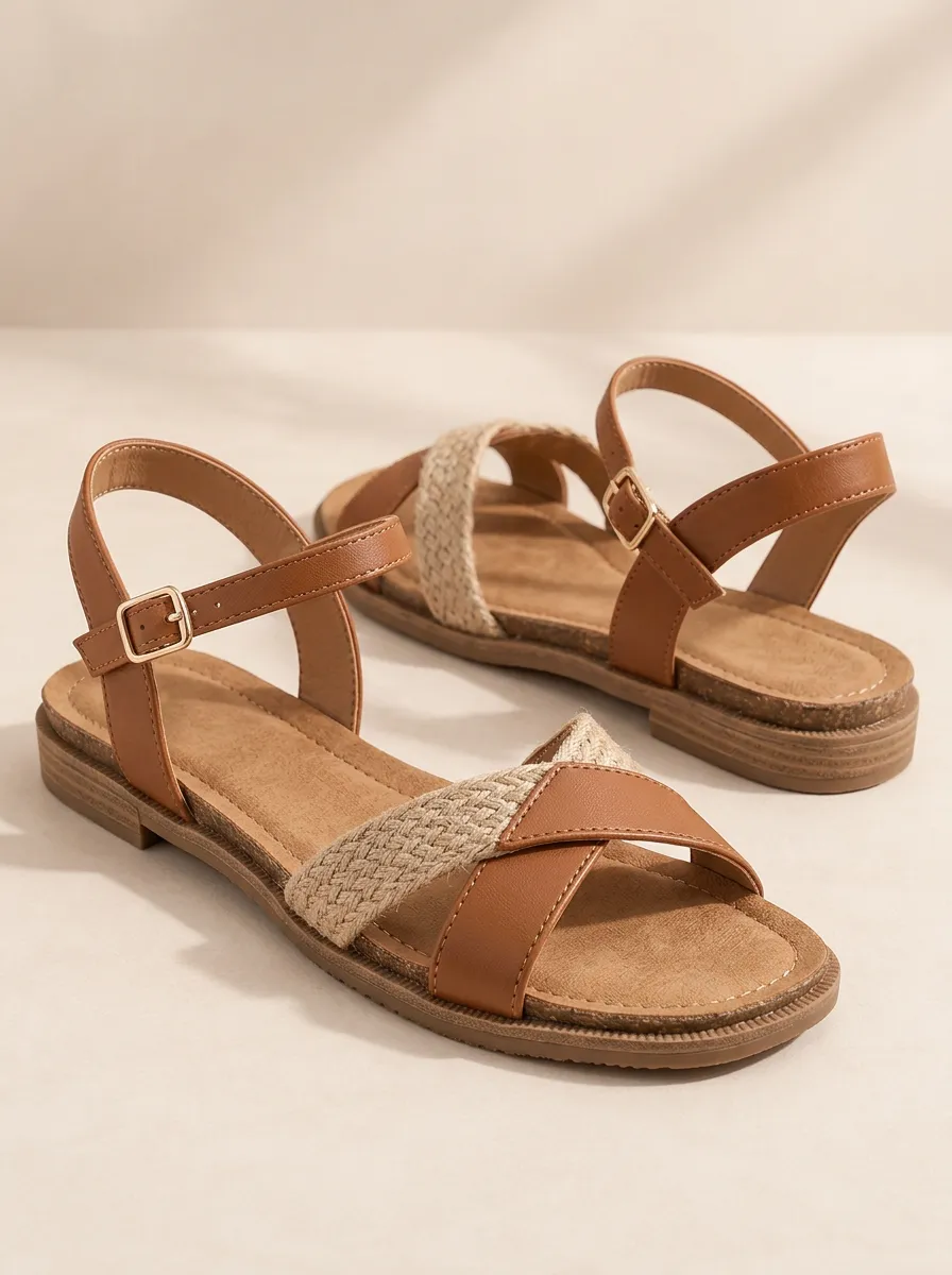 Women's Modern Braided Flat Sandals