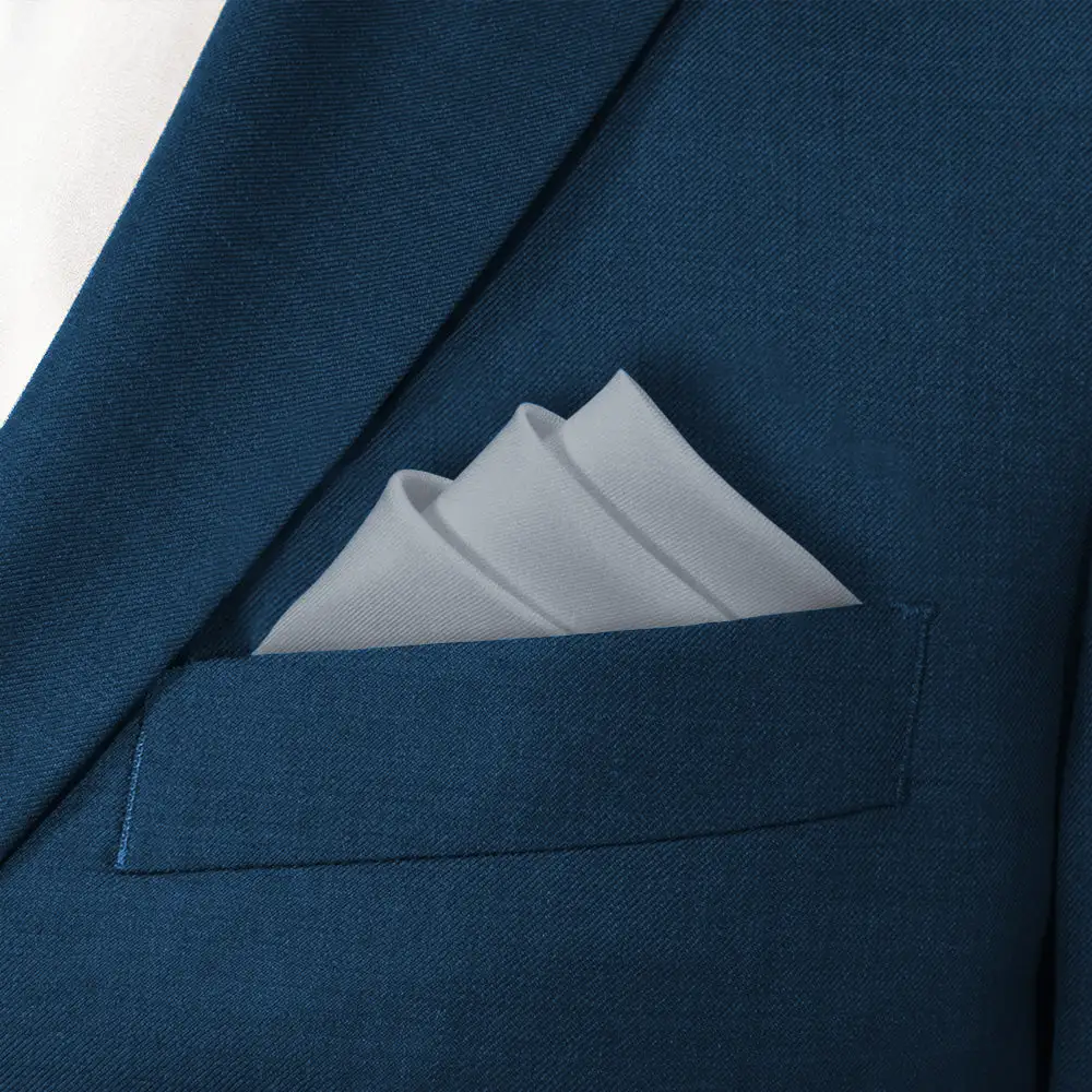 Understated Versatile Solid Pocket Square