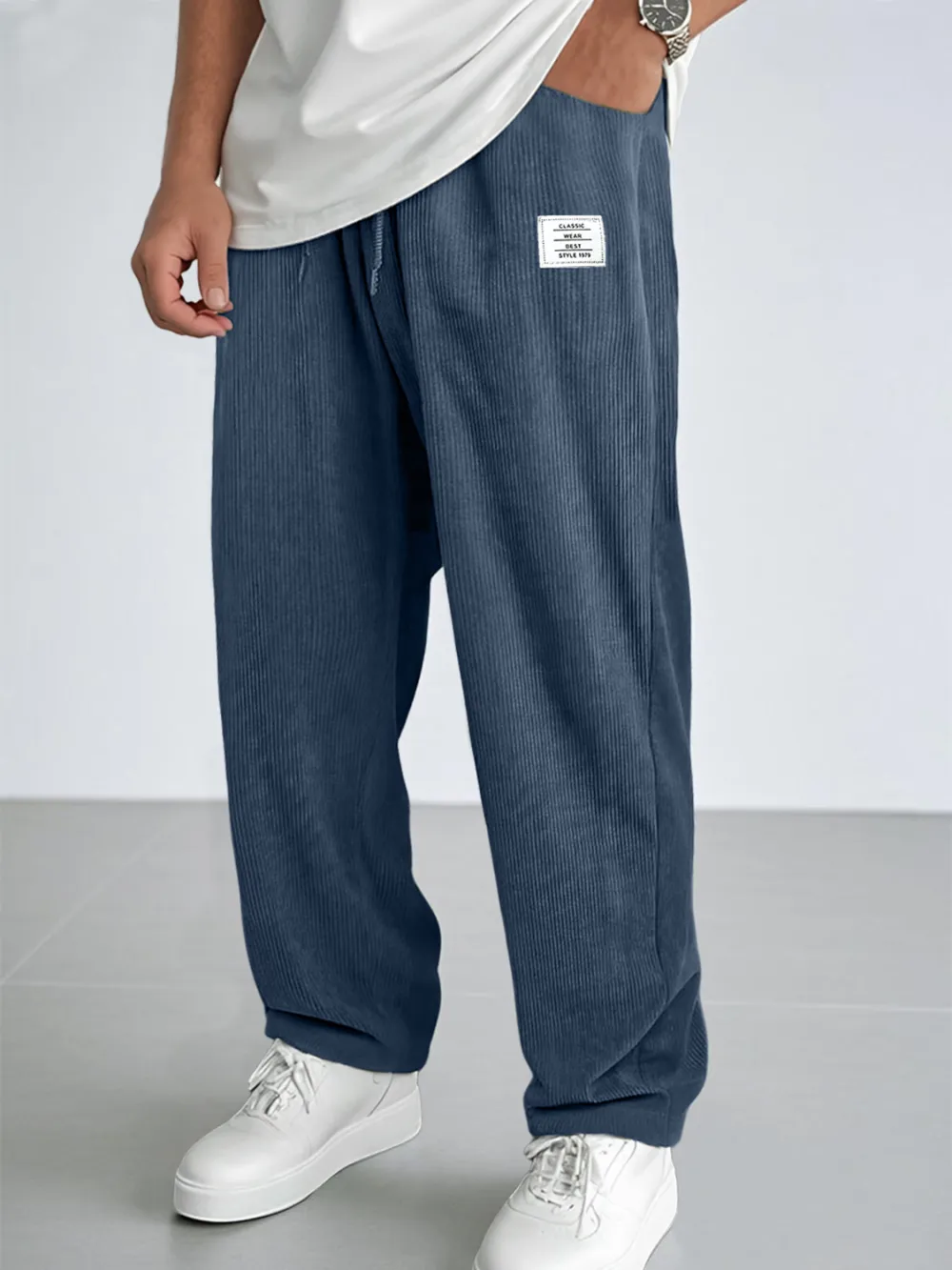 Corduroy Pull On Trousers