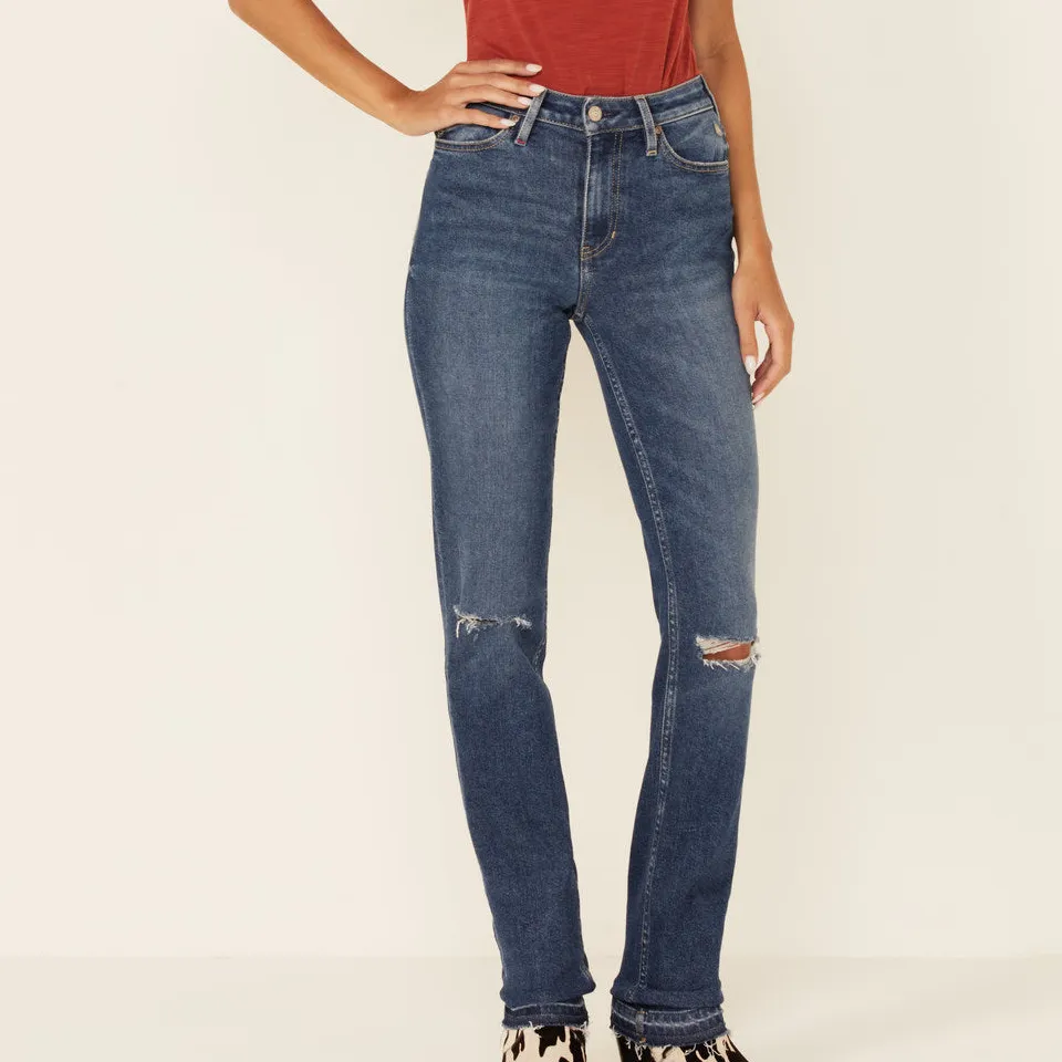 High Rise Straight Leg Jeans