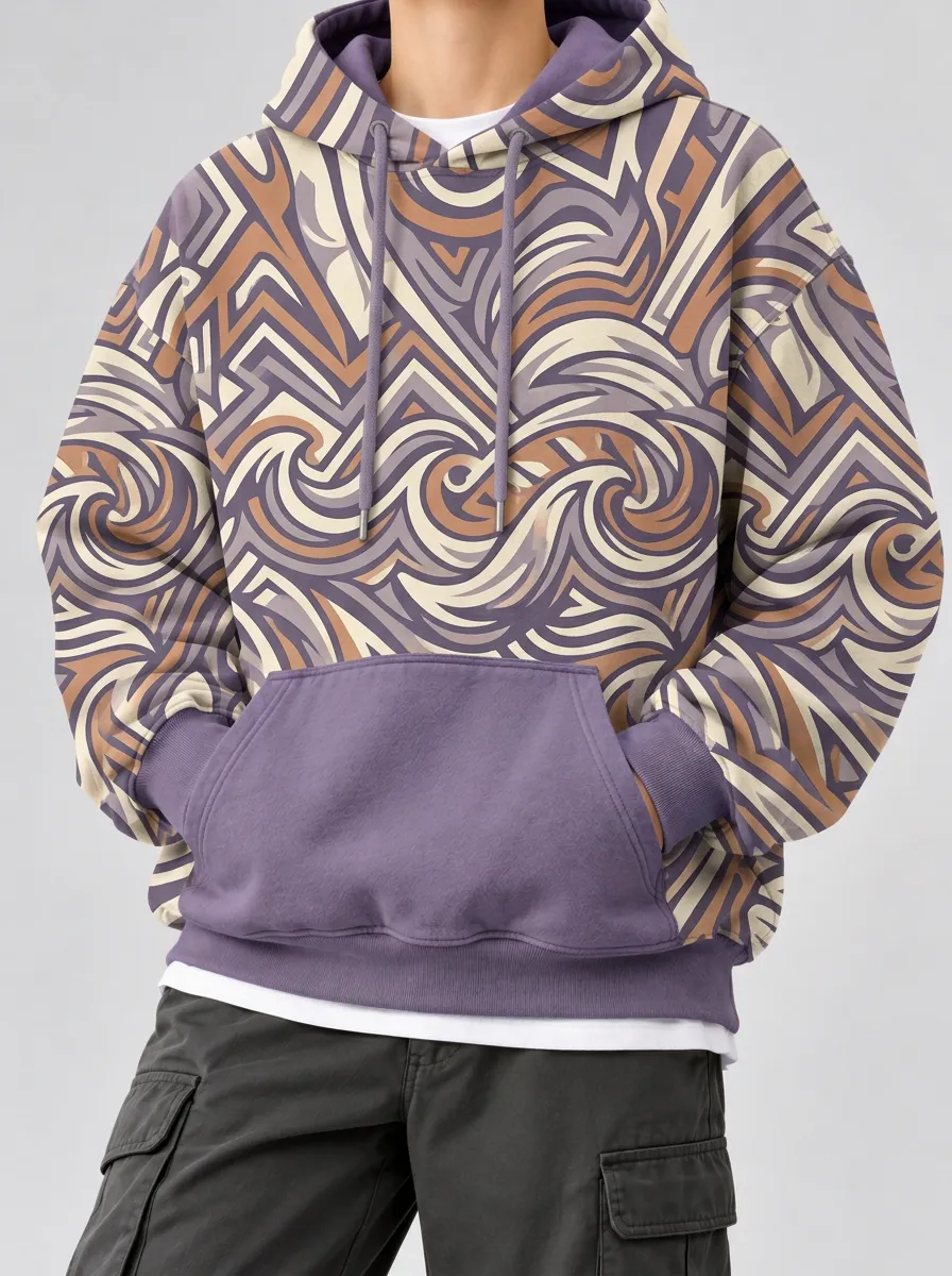 Unisex Swirl Abstract Statement Hoodie