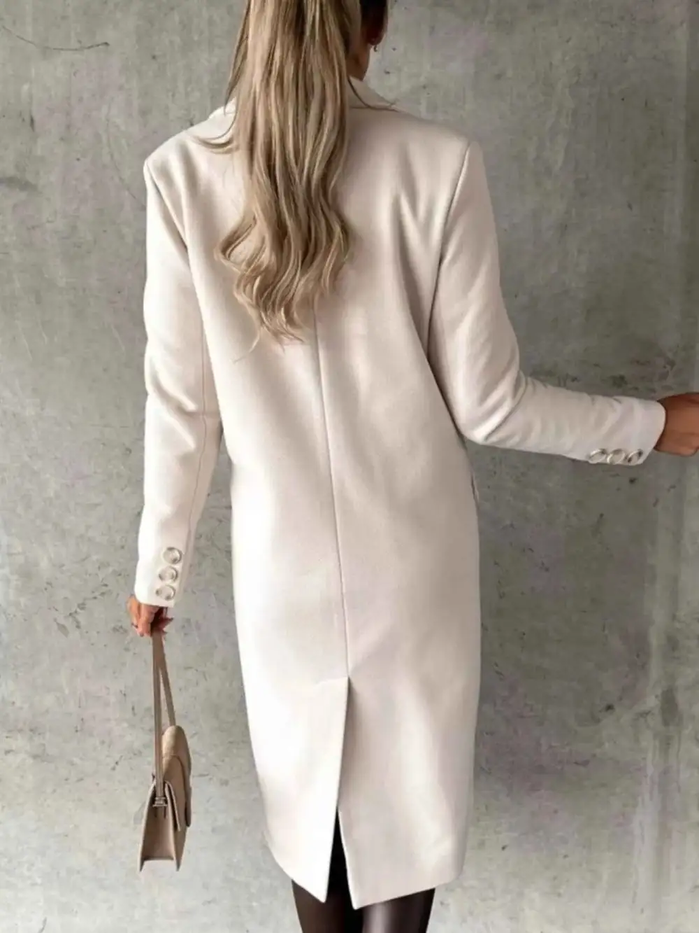 Double Breasted Longline Coat