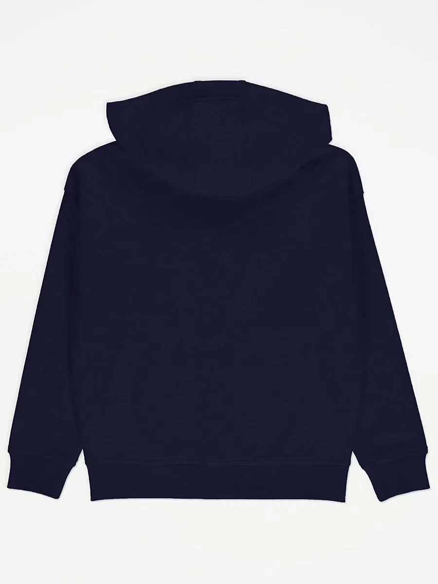 Navy Zip Up Hoodie