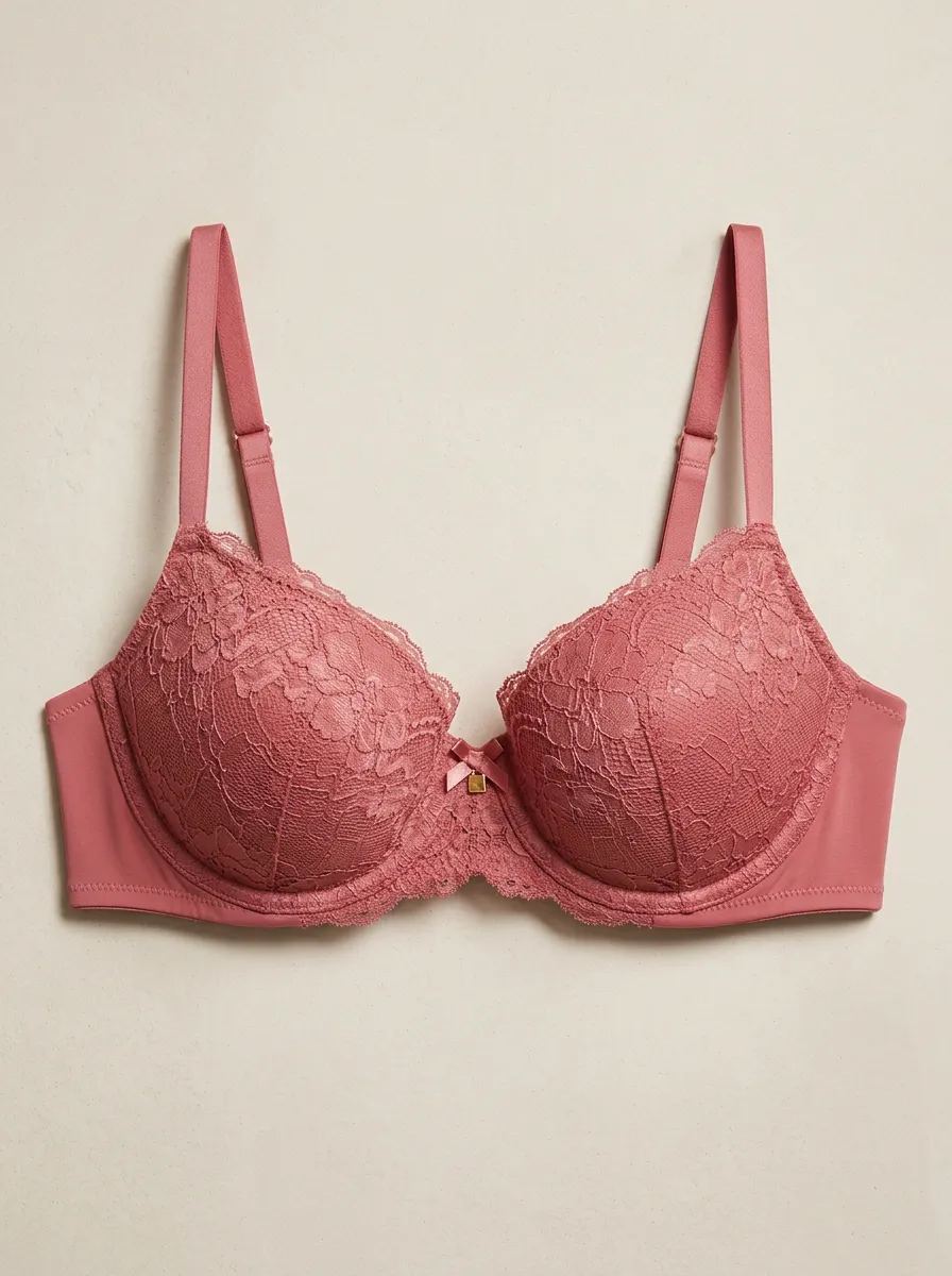 Women's Clean-Line Underwire Floral-Lace Bra
