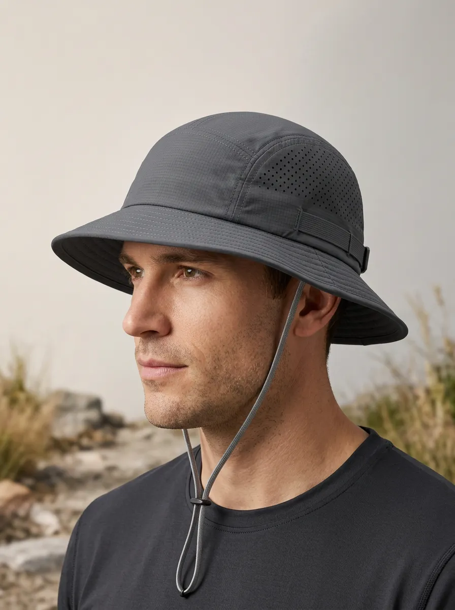 Breathable Mesh Hiking Bucket Hat