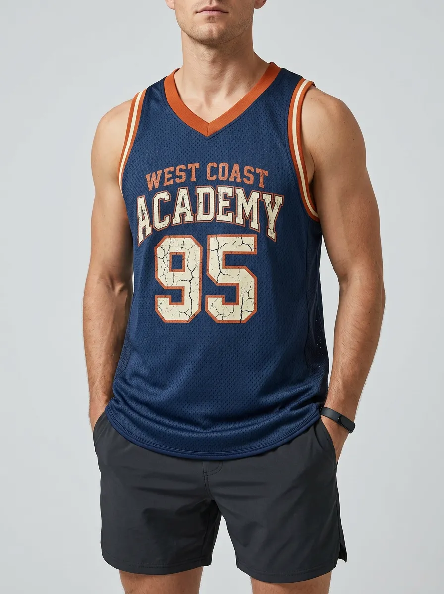 Men's West Coast Academy 95 Basketball Printed Tank Top