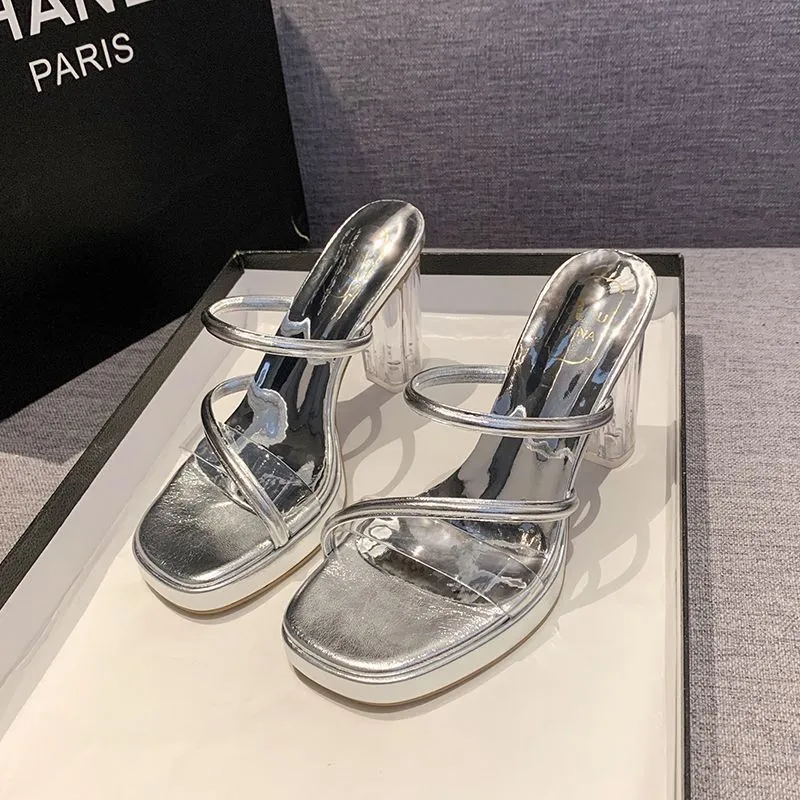 Stable Base Slide Sandals