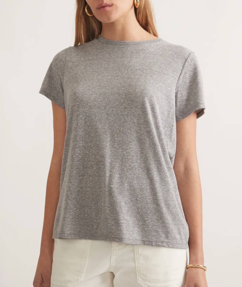 Heather Grey Crew Tee