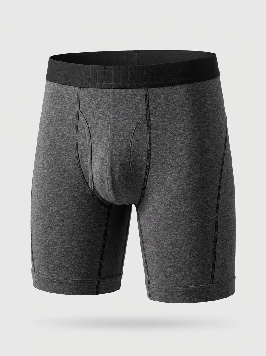 Men's Charcoal Heather Classic Boxer Briefs