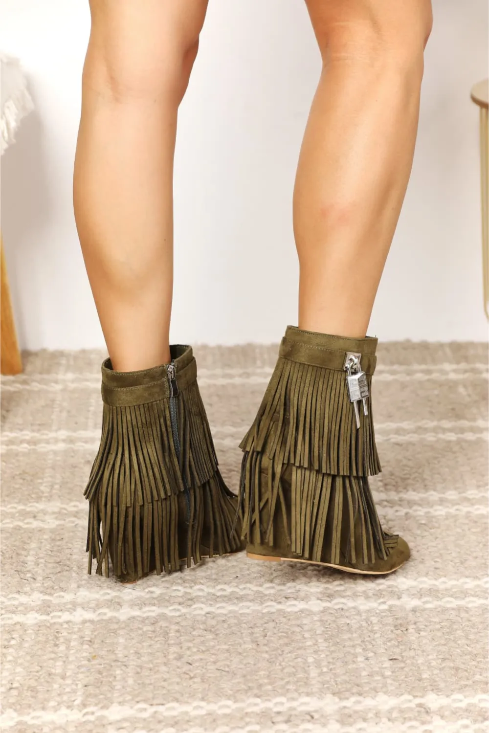 Tassel Heels Boots