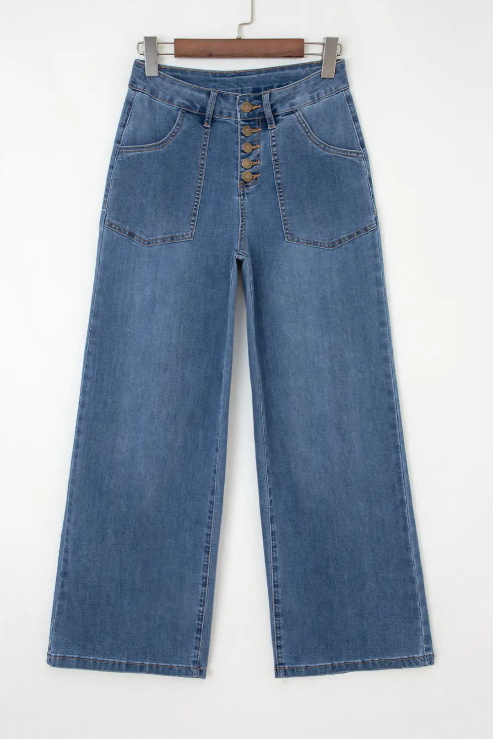 Soft Textured Denim Jeans