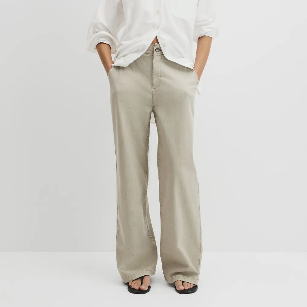 Women's Casual High Rise Wide Leg Jeans