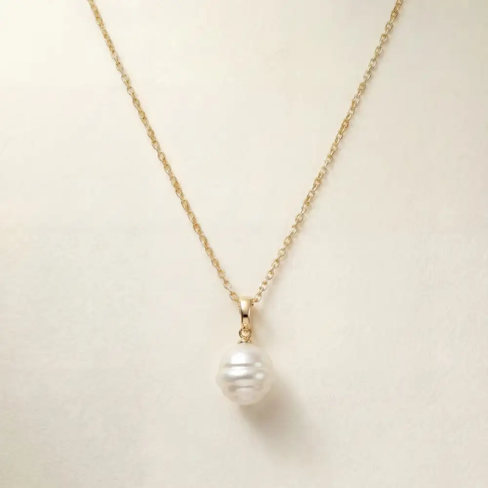 Polished South Sea Pearl Everyday Necklace