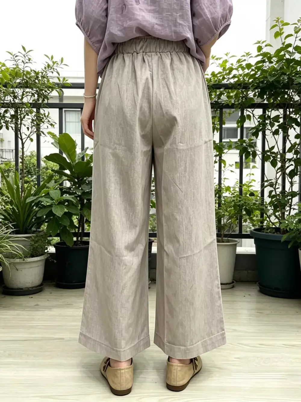 Refined Casual Wide Leg Pants