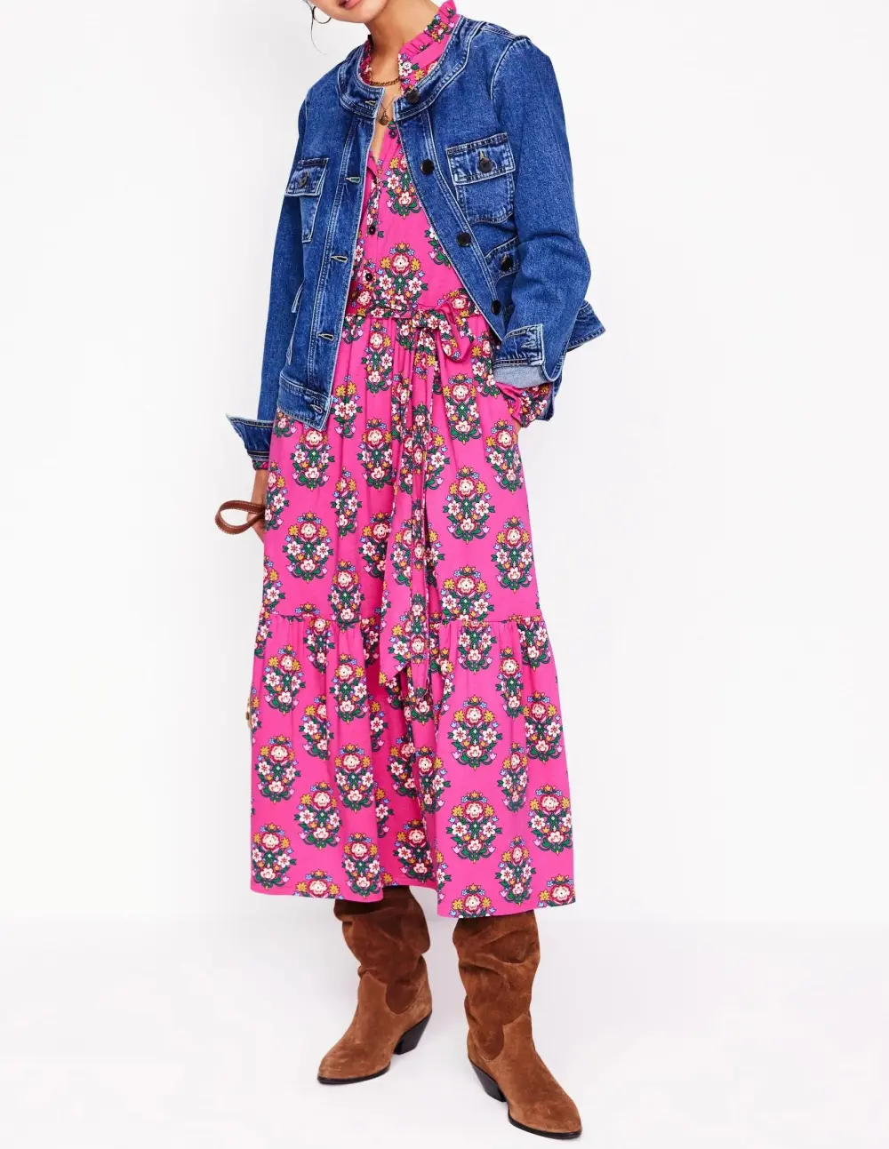Willow Tiered Jersey Dress