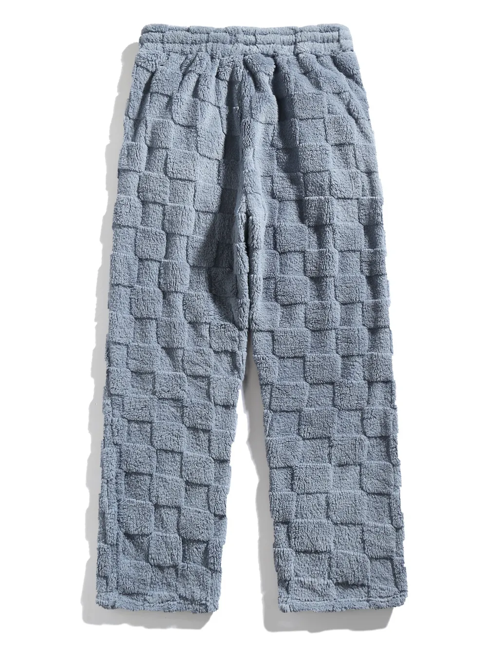 Layered Textured Knit Pants