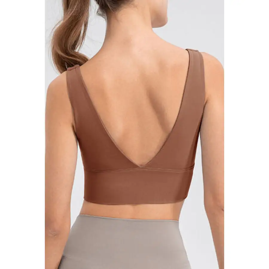 Scoop Neck Wide Strap Active Tank