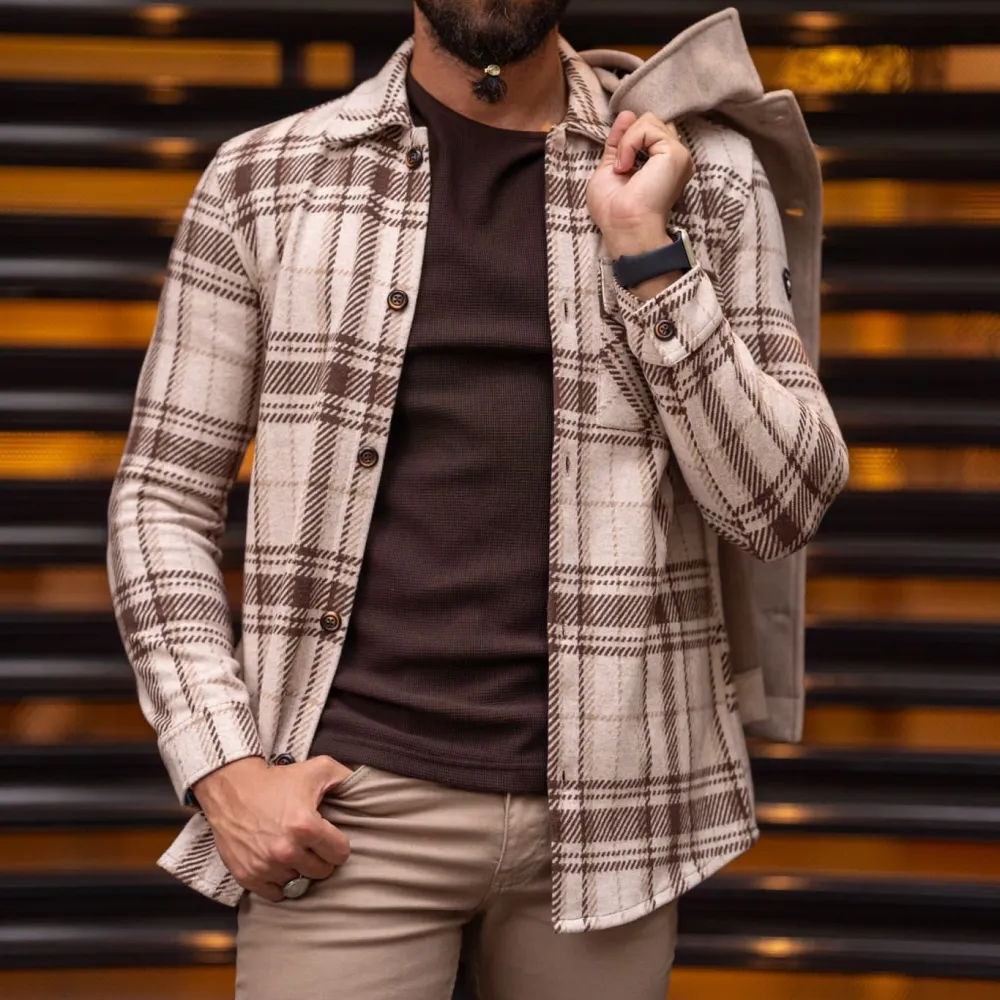 Slim Fit Striped Casual Shirt