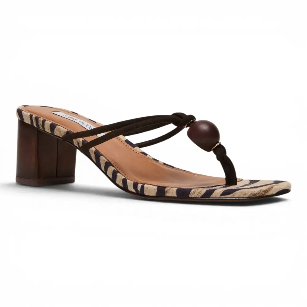Remedy Stone Block Heel Thong Dress Sandals