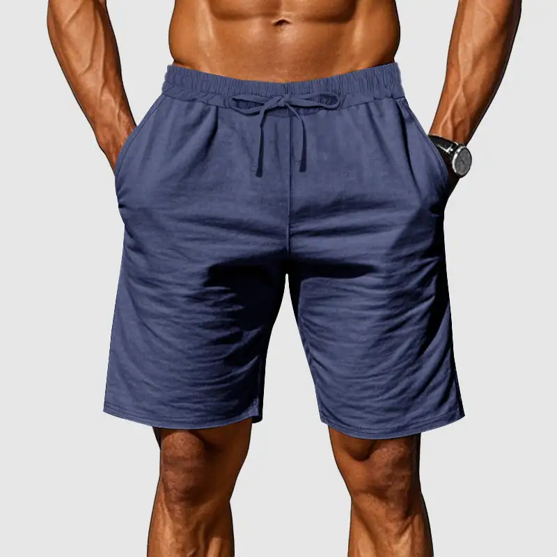 Men's Linen Drawstring Lounge Shorts