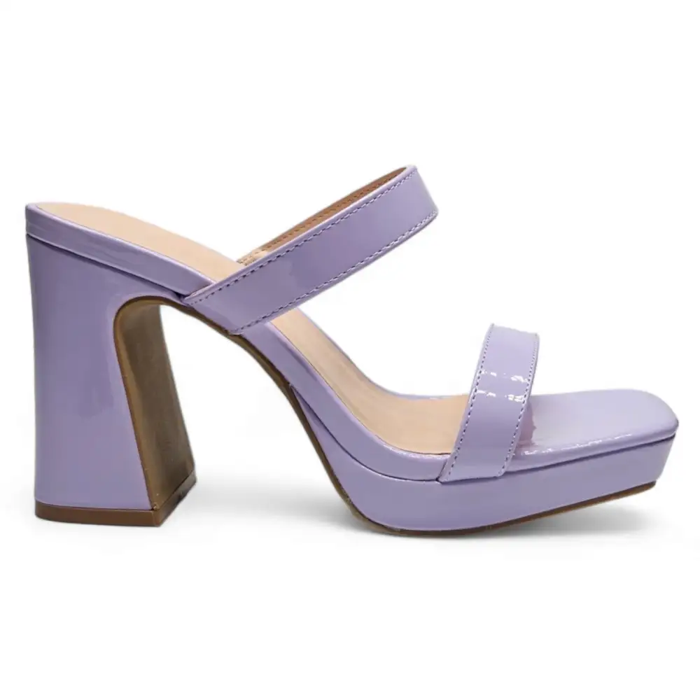 React Square Toe Platform Heel